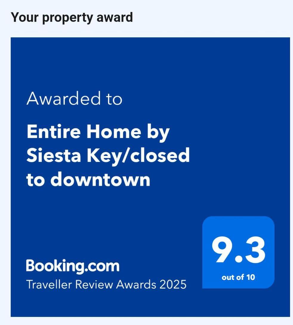 Entire By Siesta Key/closed To Downtown *